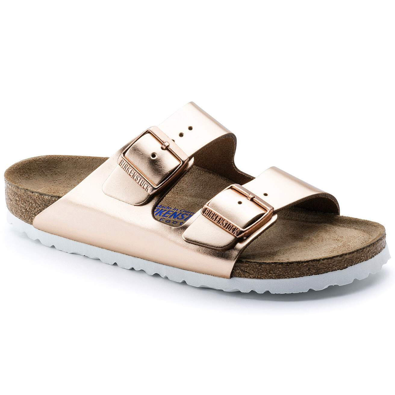 BIRKENSTOCK Arizona Soft Footbed Metallic Copper