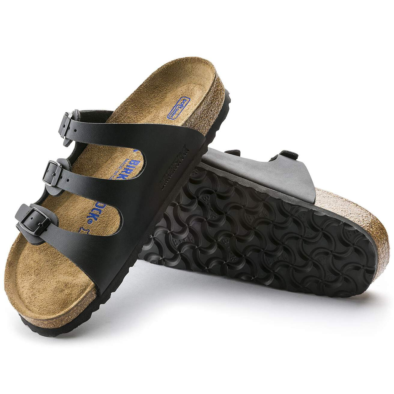 BIRKENSTOCK Florida Soft Footbed Birko-Flor - Black