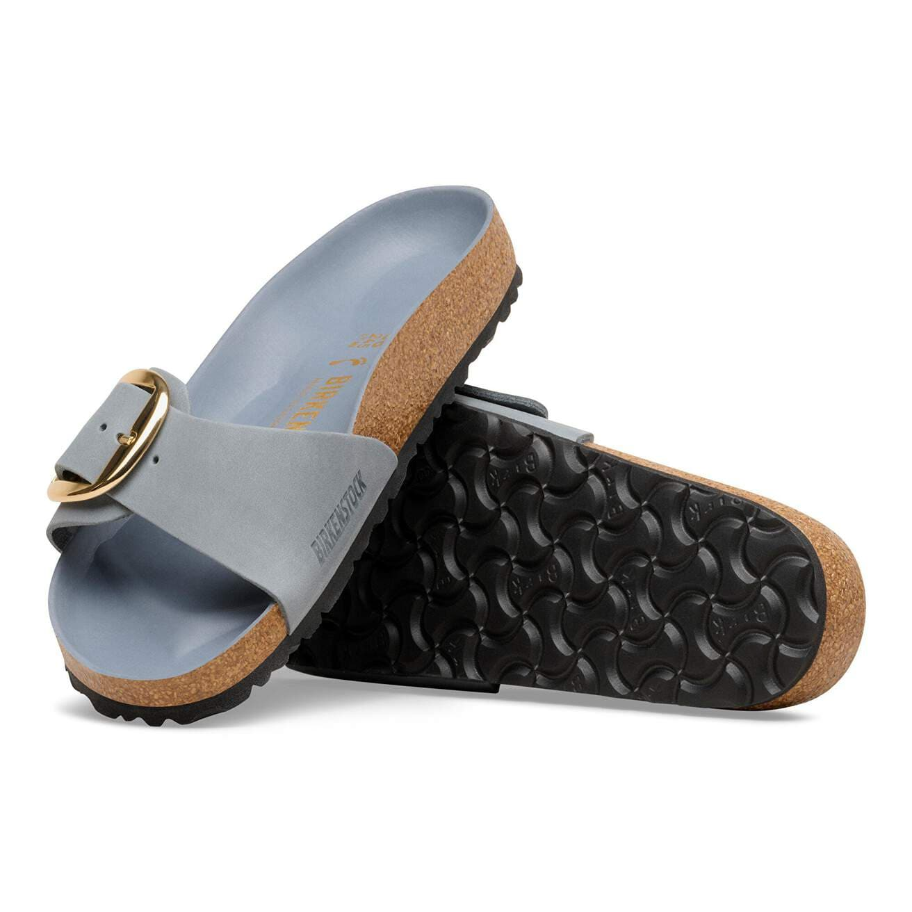 BIRKENSTOCK Madrid Big Buckle Oiled Leather - Basalt Gray