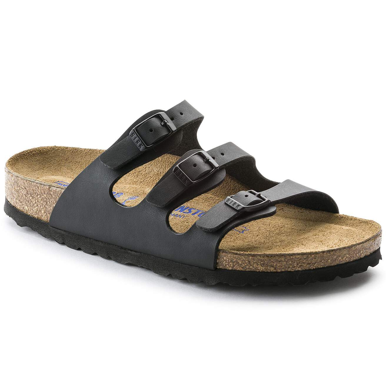 BIRKENSTOCK Florida Soft Footbed Birko-Flor - Black
