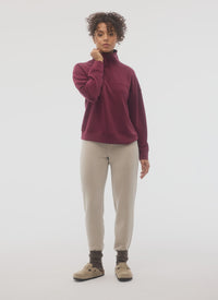 FIG Ivy 1/4 Zip Top