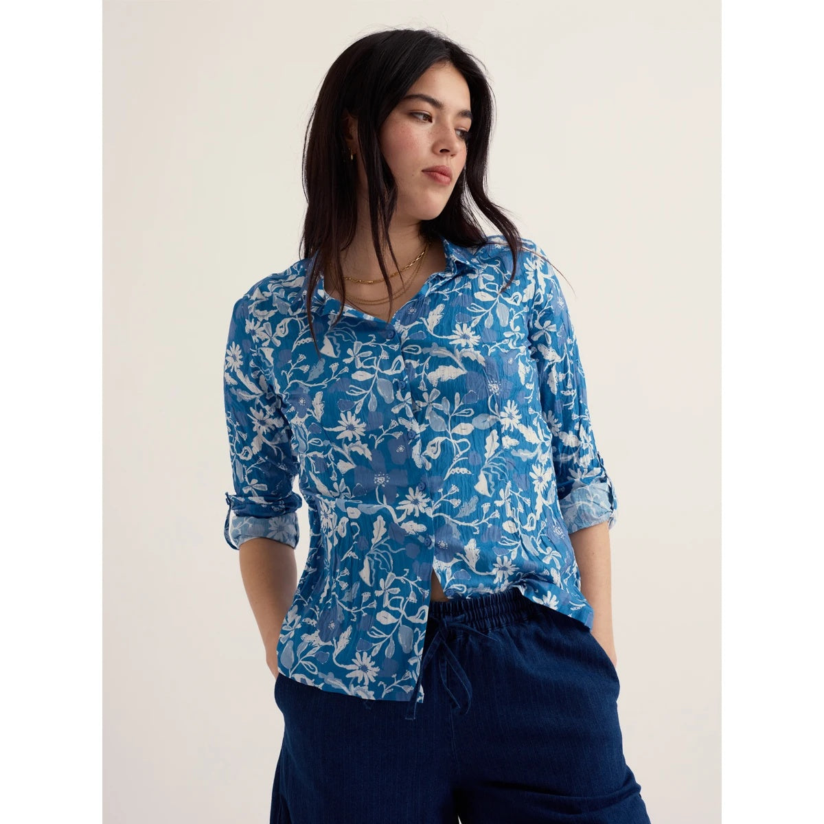 SEASALT Larissa Shirt - Winding Meadow Sailboats