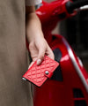 SECRID PREMIUM Miniwallet - Emboss Diamond - Red