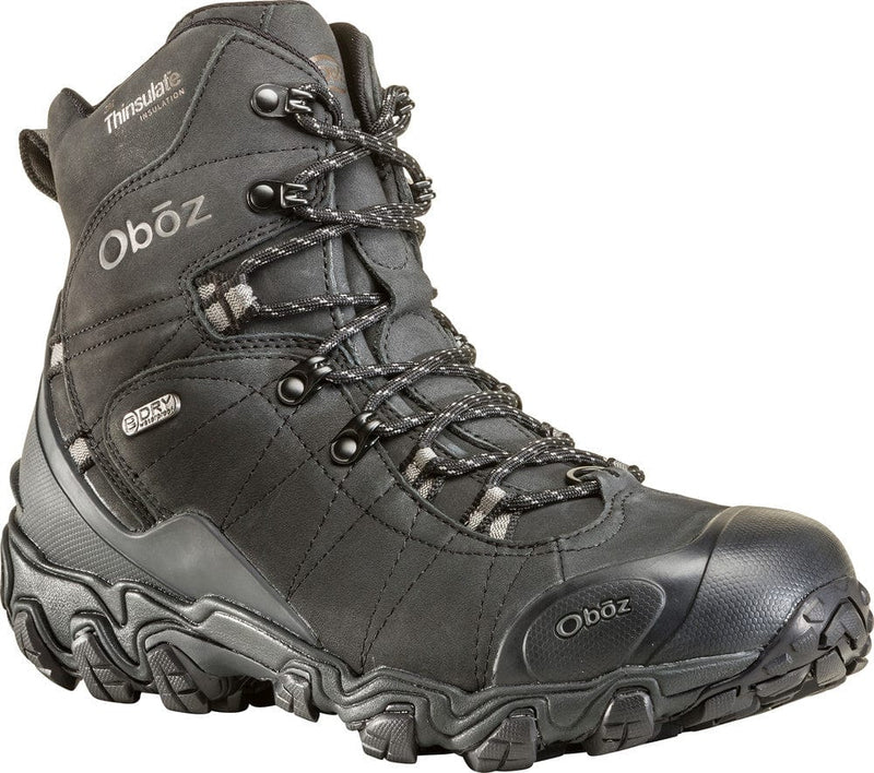 OBOZ Men's Bridger 8" Insulated Waterproof Boot - Midnight Black