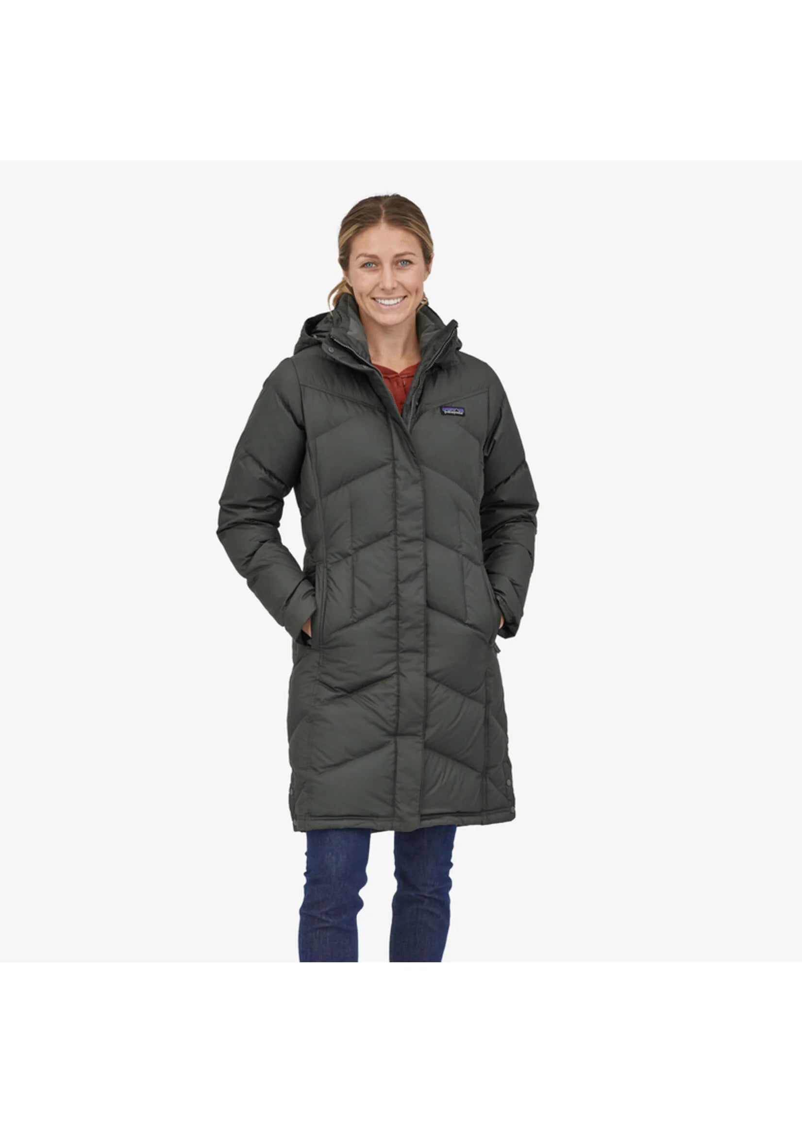 Patagonia Women Down With It Parka Forged Grey Previous Season Vamosoutdoors