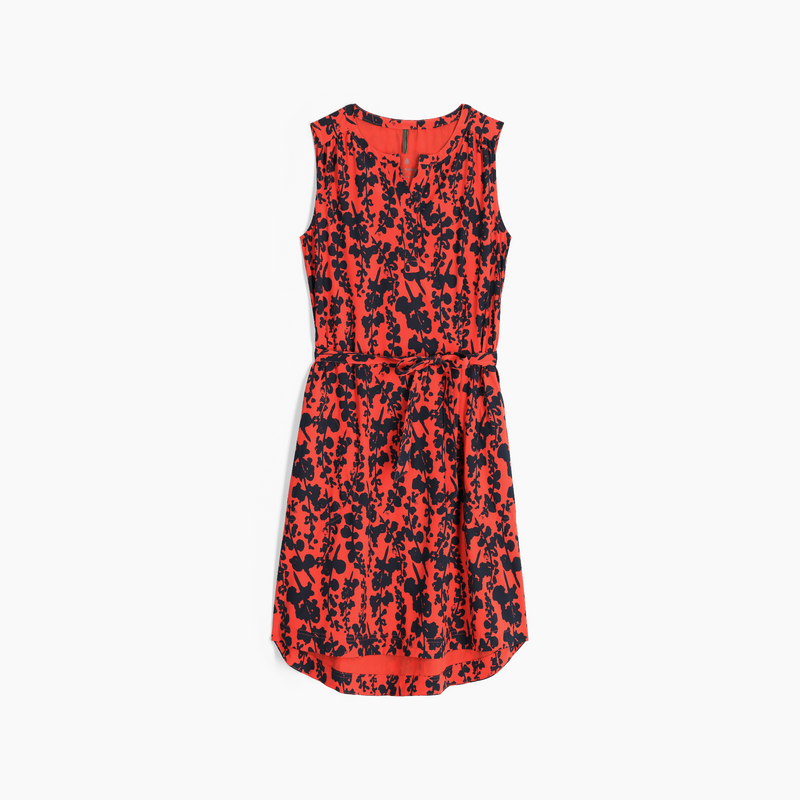 W's Spotless Traveler Tank Dress- Cayenne Alamere Print