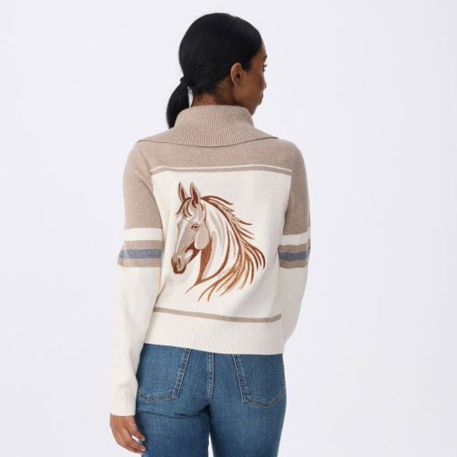 KRIMSON KLOVER Robin Full Zip - Oat Horse