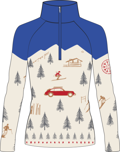 KRIMSON KLOVER Vintage Car Top - Cobalt Blue