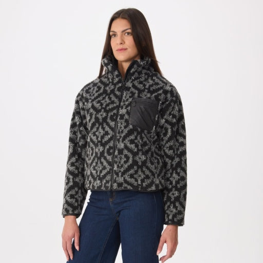 KRIMSON KLOVER Mavi Jacket - Black/Charcoal Jacquard