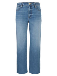 KUT DENIM Charlotte High Rise - Raw Hem Wide Leg - Soaring wash
