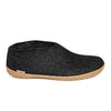 GLERUPS Rubber Sole Shoe - Charcoal