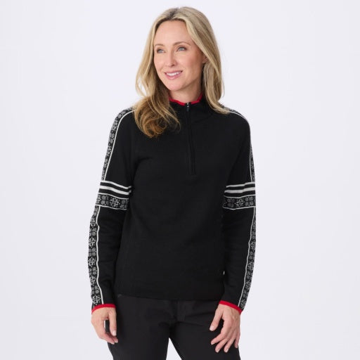 KRIMSON KLOVER Glacier Zip Neck - Black