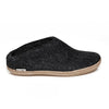 GLERUPS Leather Sole Slip On - Charcoal