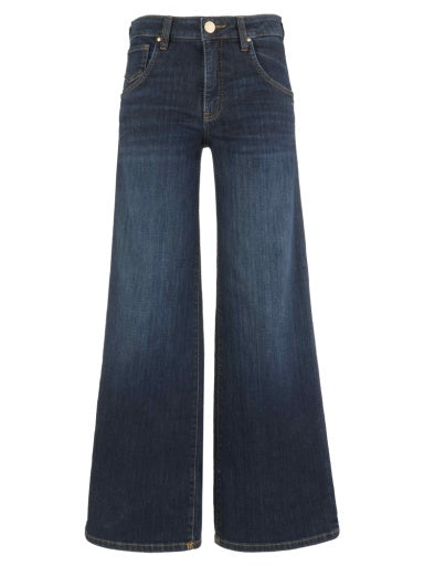MAYA HIGH RISE FAB AB WIDE LEGS REGULAR HEM