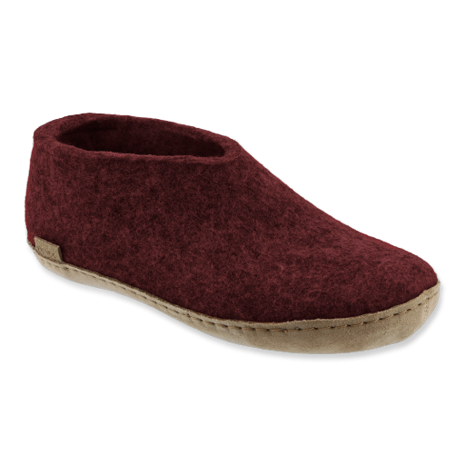 GLERUPS Leather Sole Shoe - Beet