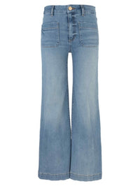KUT DENIM Meg High Rise - Wide Leg With Patch Pocket - Totally wash