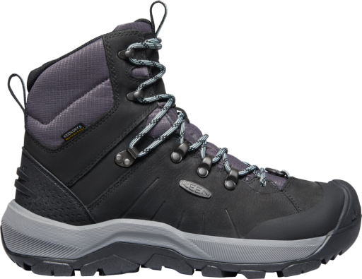 KEEN Women's Revel IV Mid Polar Boot - Black|Harbor Gray