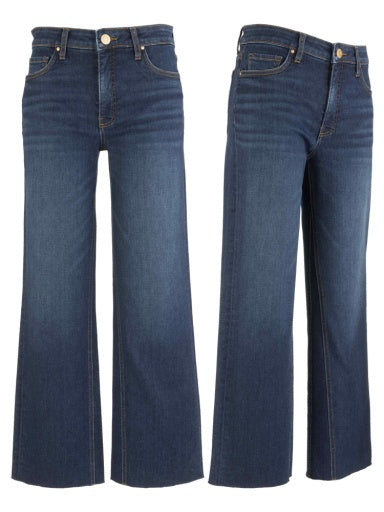 KUT Kelsey High Rise Ankle Flare Long - Improve Wash