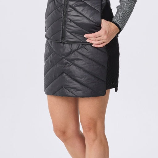 KRIMSON KLOVER Carving Skirt - Black Pointelle