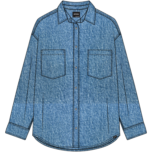 PRANA Women's Mountain Maven Denim Shirt
