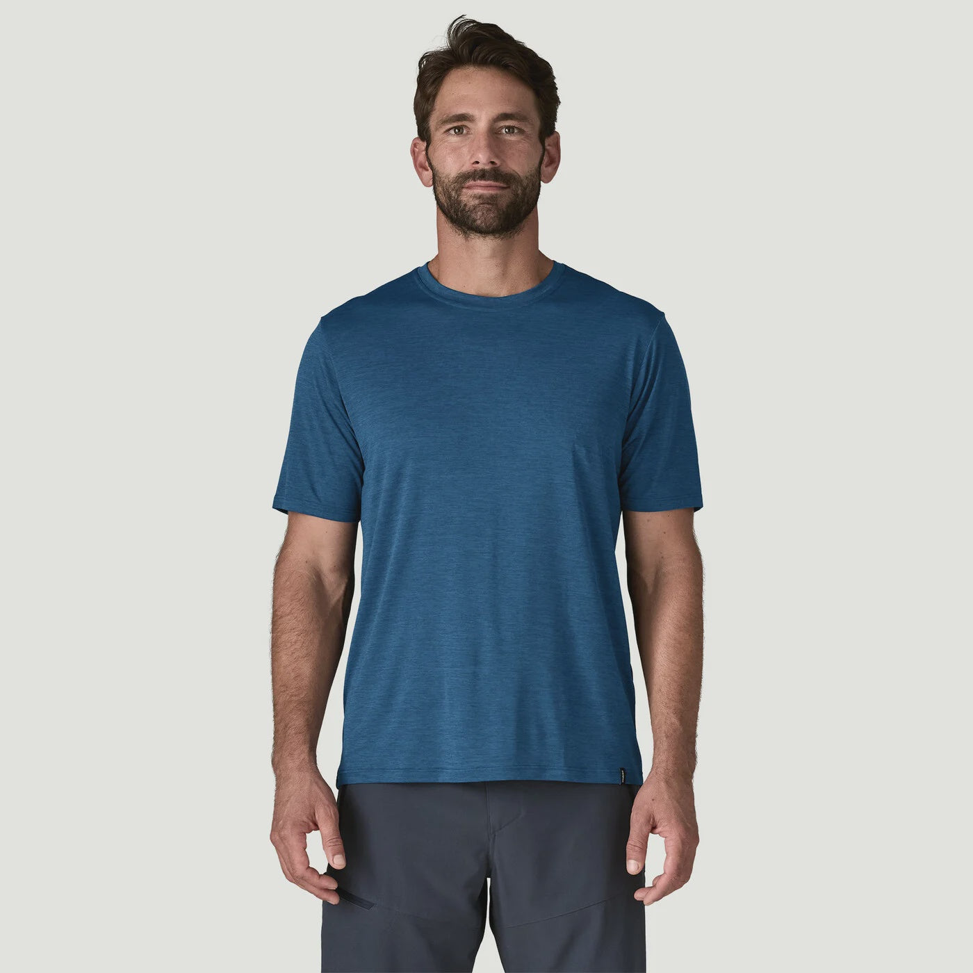 PATAGONIA Men's Capilene Cool Daily Shirt - Smolder Blue - Light Smolder Blue X-Dye