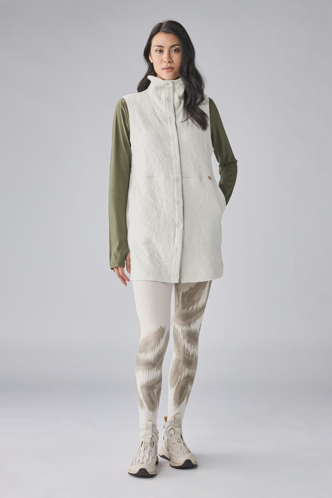 INDYEVA Strona Tunic Vest - Dusty