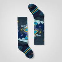 SMARTWOOL - kid's wintersport full cushion mountain moose pattern over the calf socks