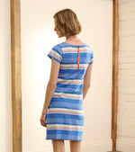 W's Nellie Dress - Garden Stripes - Palace Blue