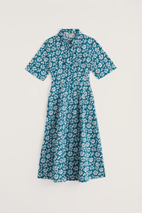 SEASALT Wild Liquorice Dress - Bold Cornflower Sailboats