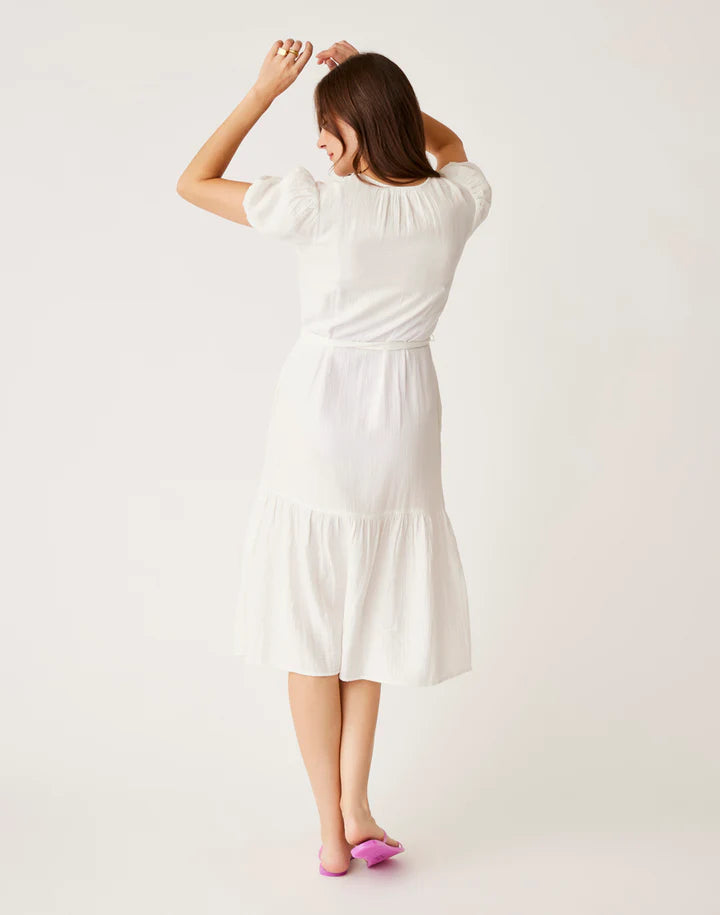 Carve Designs Memphis Gauze Dress  - Cloud