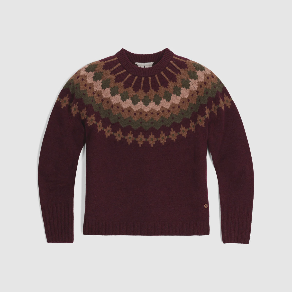 ROYAL ROBBINS Women's Rockcraft Wool Crew - Loganberry Heather/Snowcreek