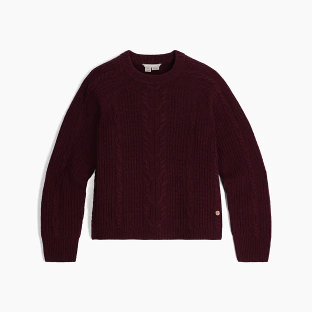 ROYAL ROBBINS Women's Rockcraft Cable Crew Sweater