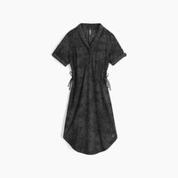 Royal Robbins - Spotless Traveler Short Sleeve Dress- Asphalt Fern