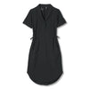 Royal Robbin Women Spotless Traveler Short Sleeve Dress- Jet Black