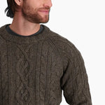 M's Baylands Fisherman Sweater - Black Olive