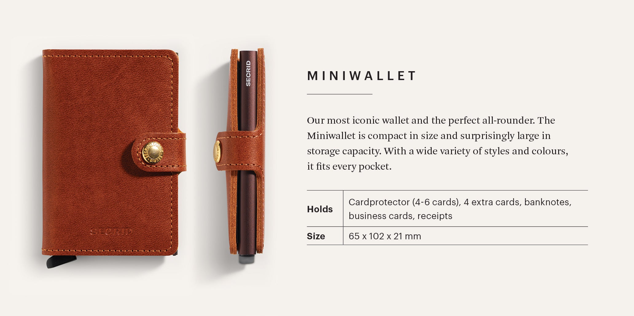 SECRID Miniwallet - Vintage Blue