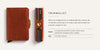 SECRID Twinwallet - Vintage Cognac Silver