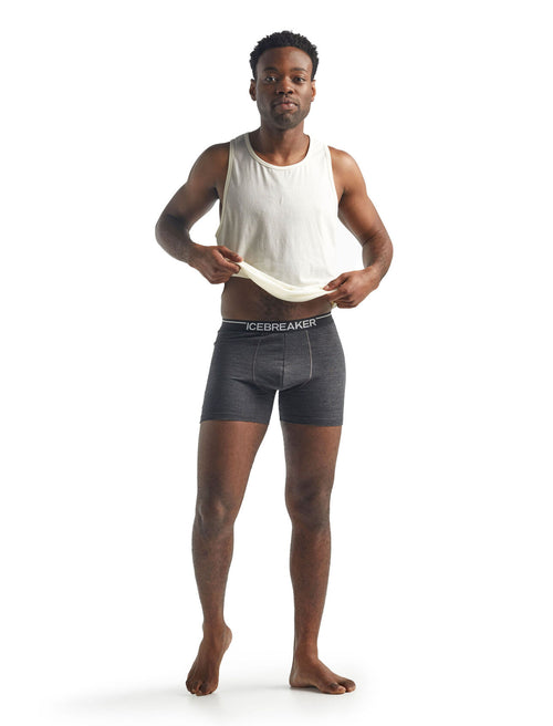 M's Anatomic Boxers- Jet Heather