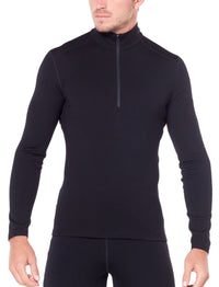 Icebreaker -Men's 260 Tech Long Sleeve Half Zip Top - Black