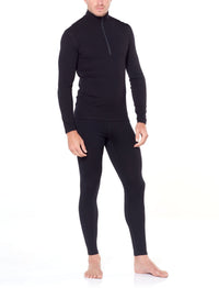 Icebreaker -Men's 260 Tech Long Sleeve Half Zip Top - Black