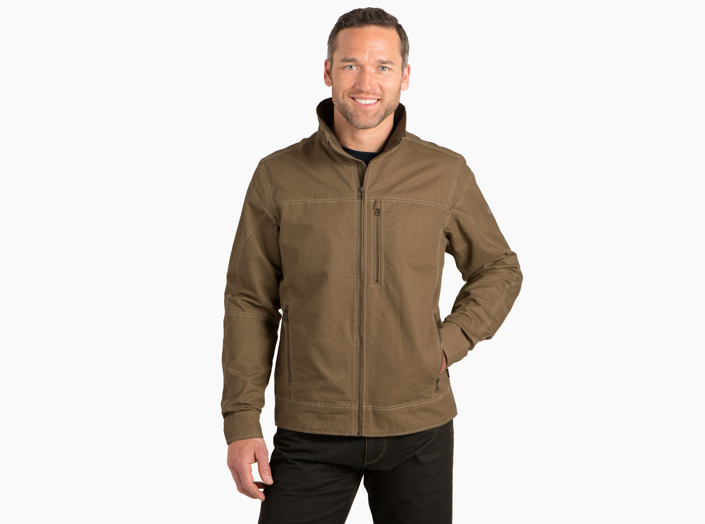 KÜHL Burr Jacket Khaki Durable Outdoor Performance – Vamosoutdoors