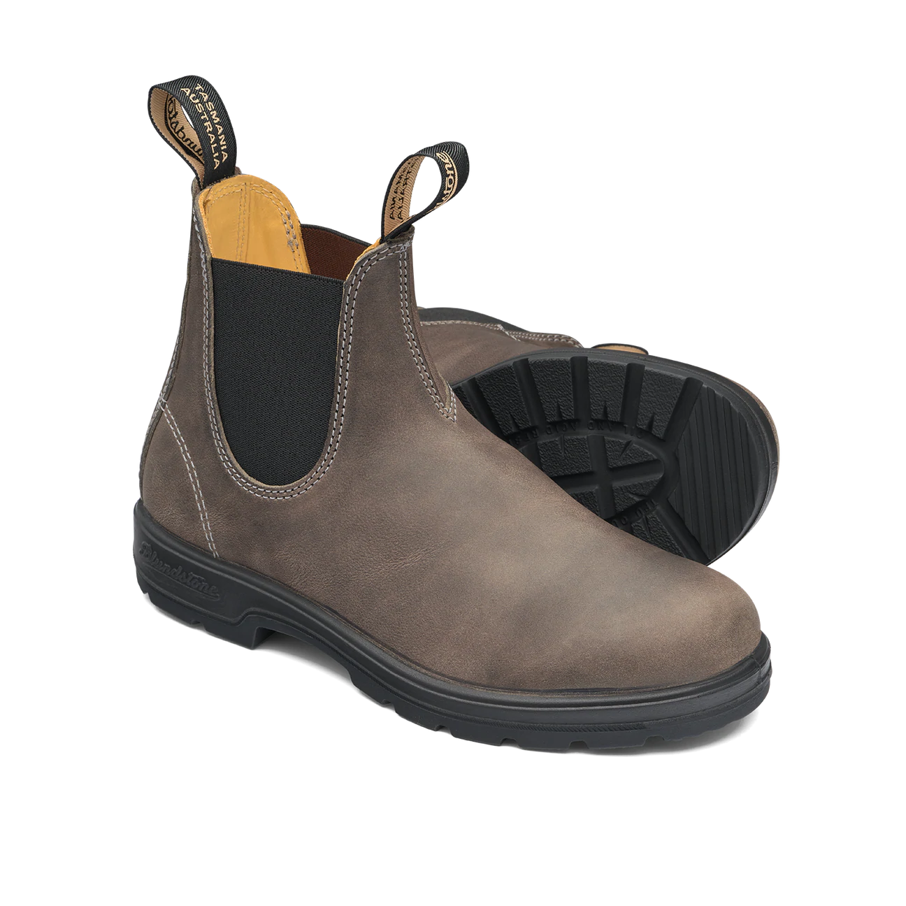 Grey blundstones top