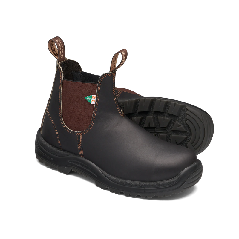 Work & Safety 162 - Stout Brown Steel Toe