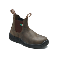 Work & Safety 181 - Waxy Rustic Brown Steel Toe