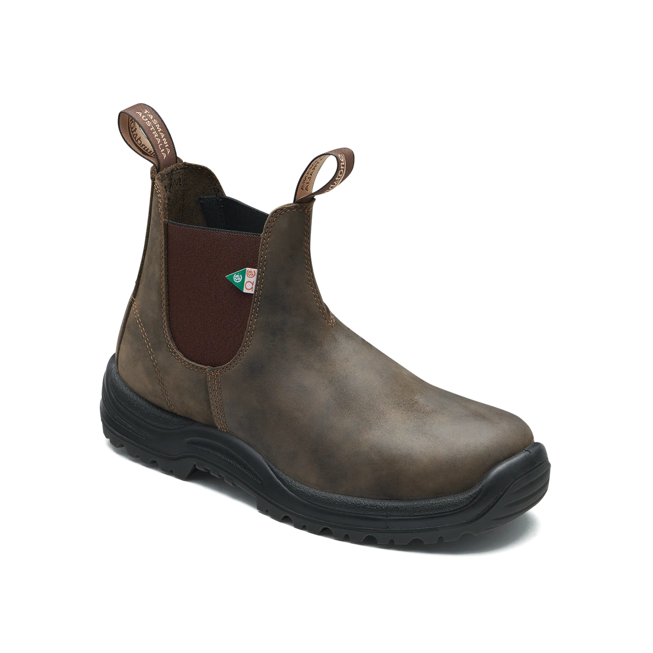 Work & Safety 181 - Waxy Rustic Brown Steel Toe