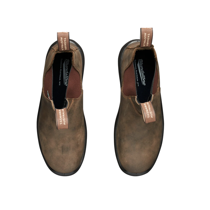 Work & Safety 181 - Waxy Rustic Brown Steel Toe