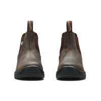 Work & Safety 181 - Waxy Rustic Brown Steel Toe