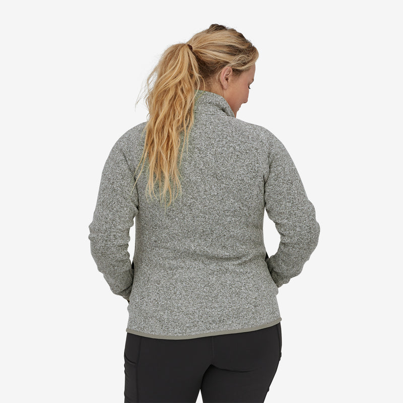 W's Better Sweater Jacket - Birch White – Vamosoutdoors