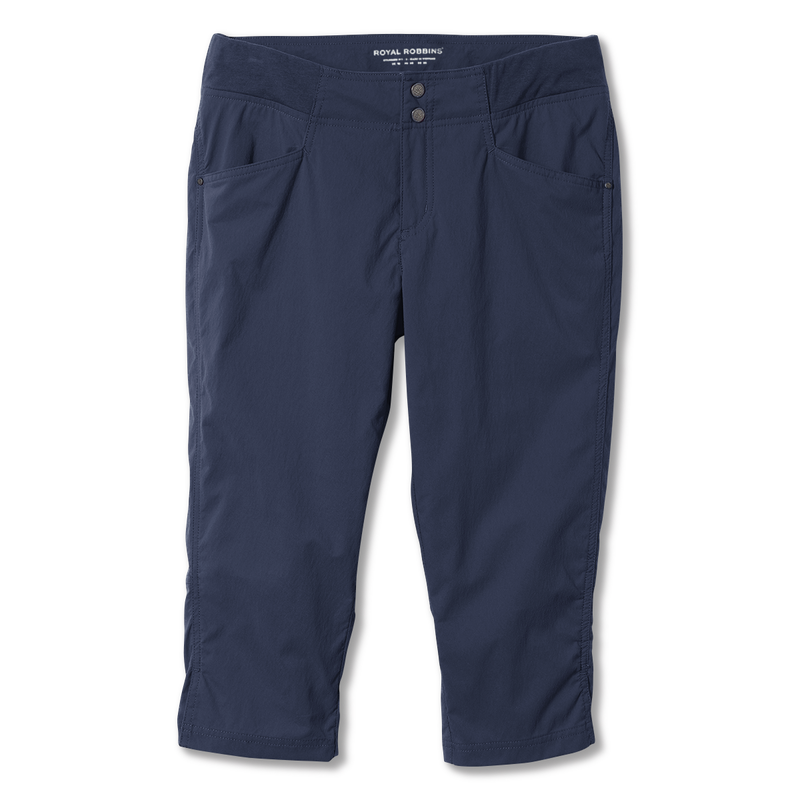 Royal Robbins Womens Jammer II Capri - Navy