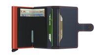 Miniwallet - Matte Night Blue / Orange